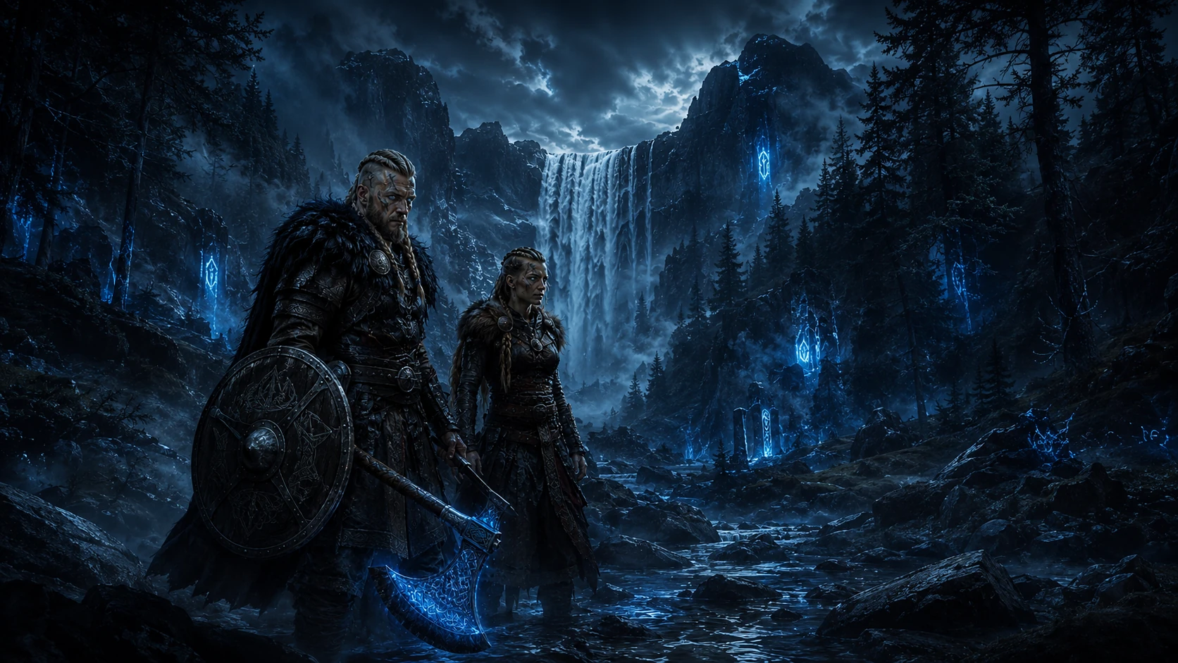 The Runic Falls — Bjorn and Freyja