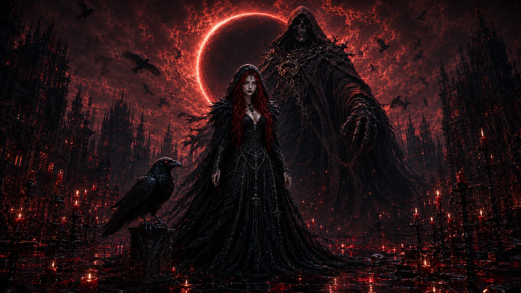 Queen of Ruins under the Red Eclipse